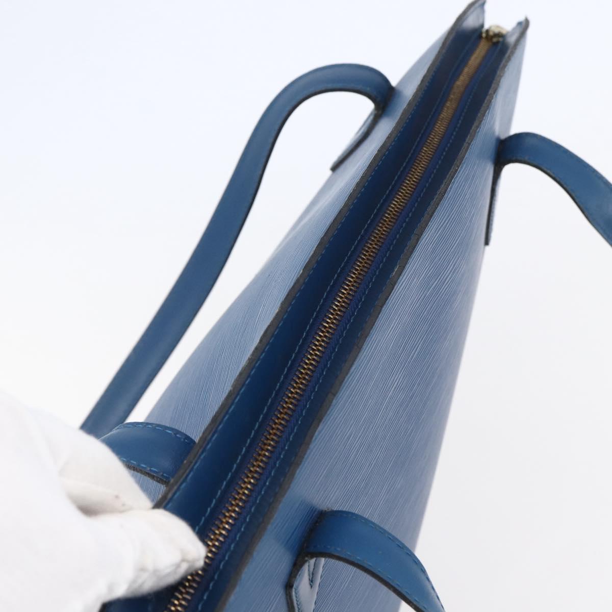 LOUIS VUITTON Epi Saint Jacques Shopping Shoulder Bag Blue M52275 LV Auth 148310