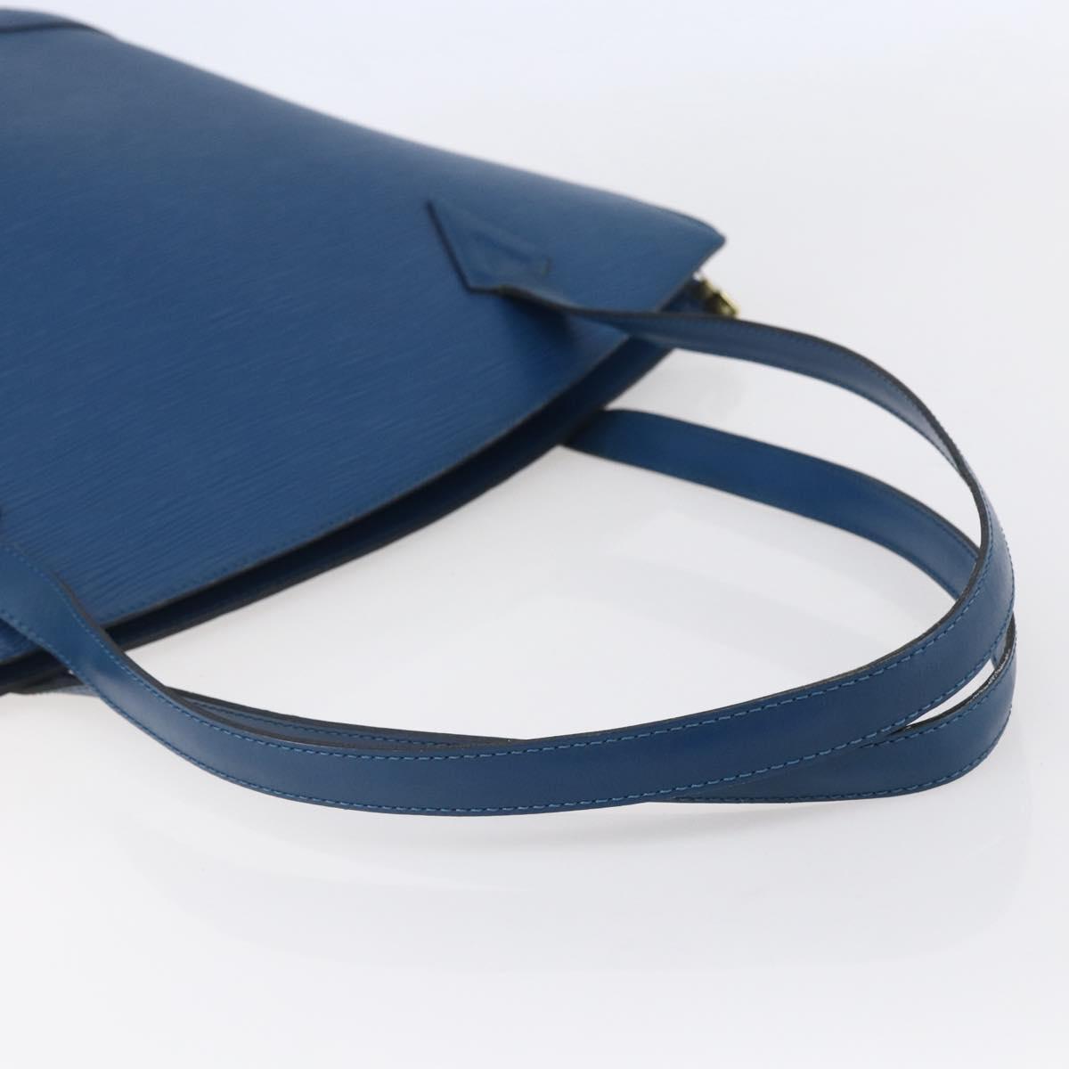 LOUIS VUITTON Epi Saint Jacques Shopping Shoulder Bag Blue M52275 LV Auth 148310