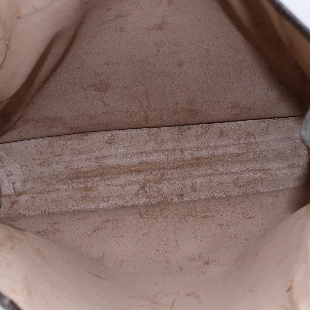 LOUIS VUITTON Monogram Sac Plat Hand Bag M51140 LV Auth 148312