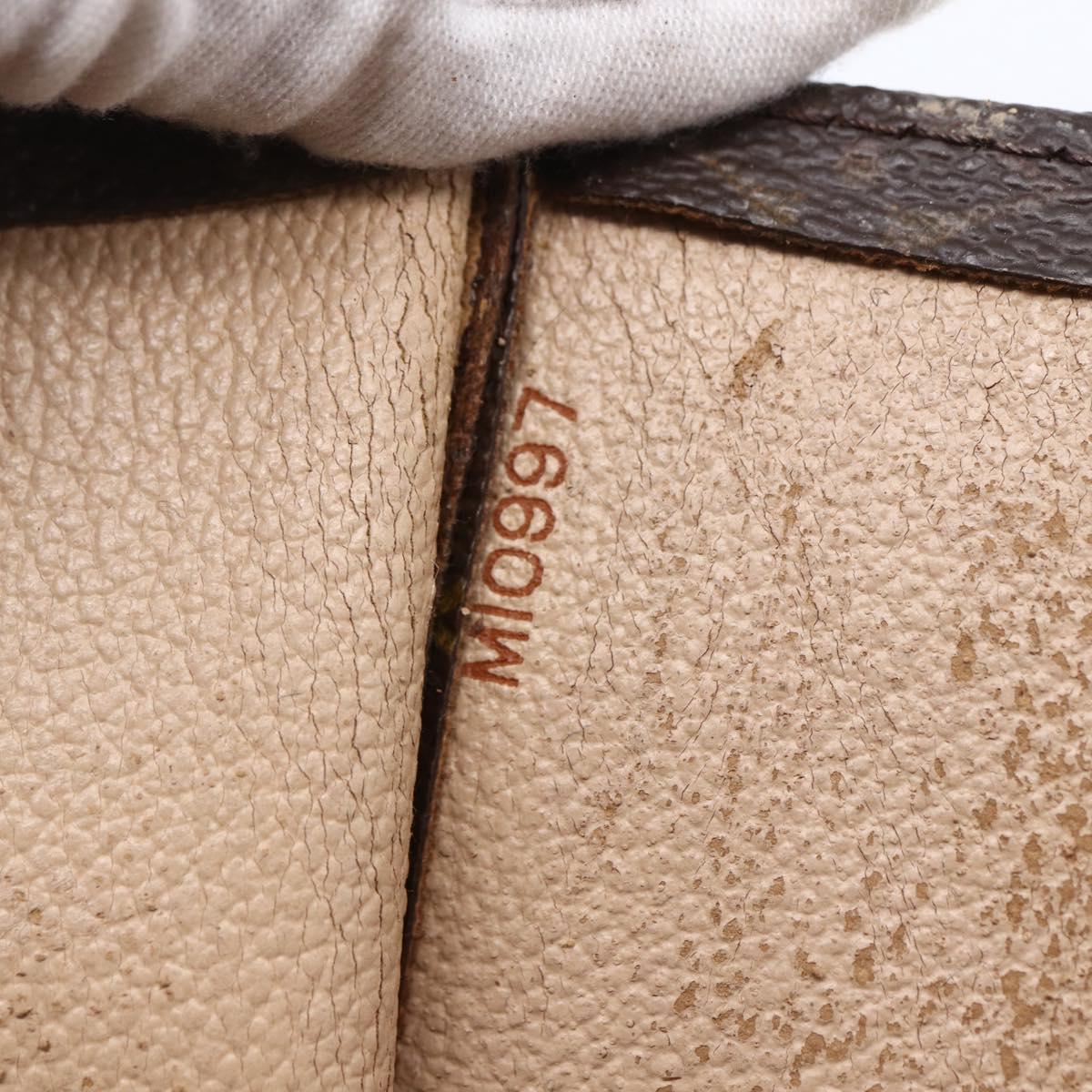 LOUIS VUITTON Monogram Sac Plat Hand Bag M51140 LV Auth 148312