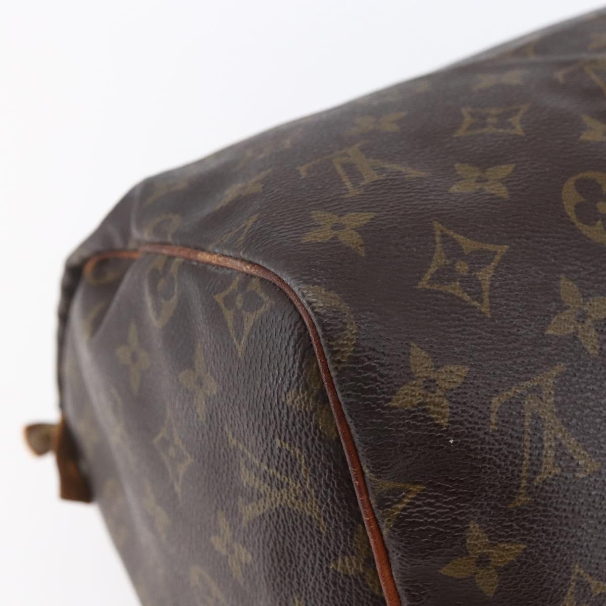LOUIS VUITTON Monogram Speedy 30 Hand Bag M41526 LV Auth 148329