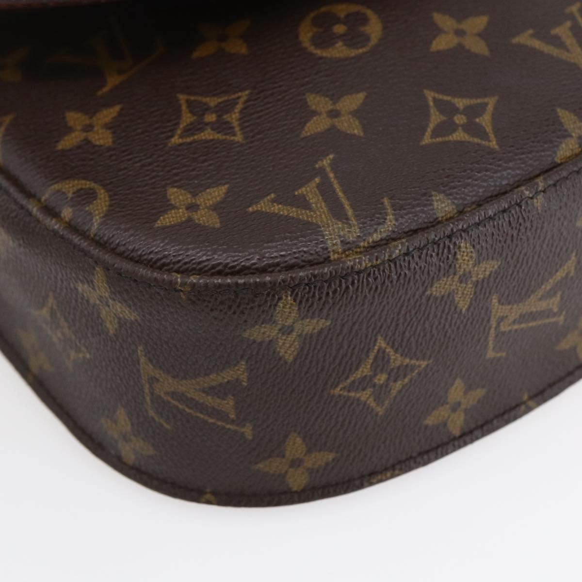 LOUIS VUITTON Monogram Saint Cloud GM Shoulder Bag M51242 LV Auth 148330