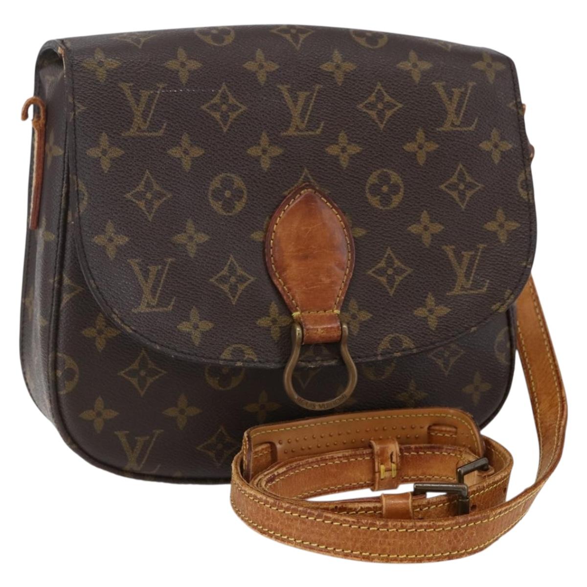 LOUIS VUITTON Monogram Saint Cloud GM Shoulder Bag M51242 LV Auth 148330