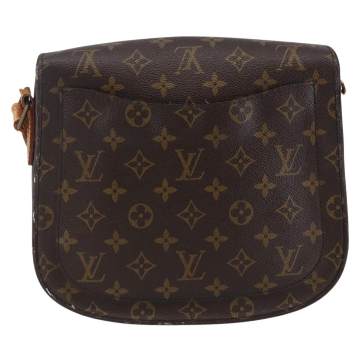 LOUIS VUITTON Monogram Saint Cloud GM Shoulder Bag M51242 LV Auth 148330
