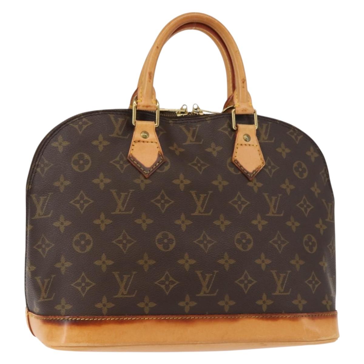 LOUIS VUITTON Monogram Alma Hand Bag M51130 LV Auth 148334