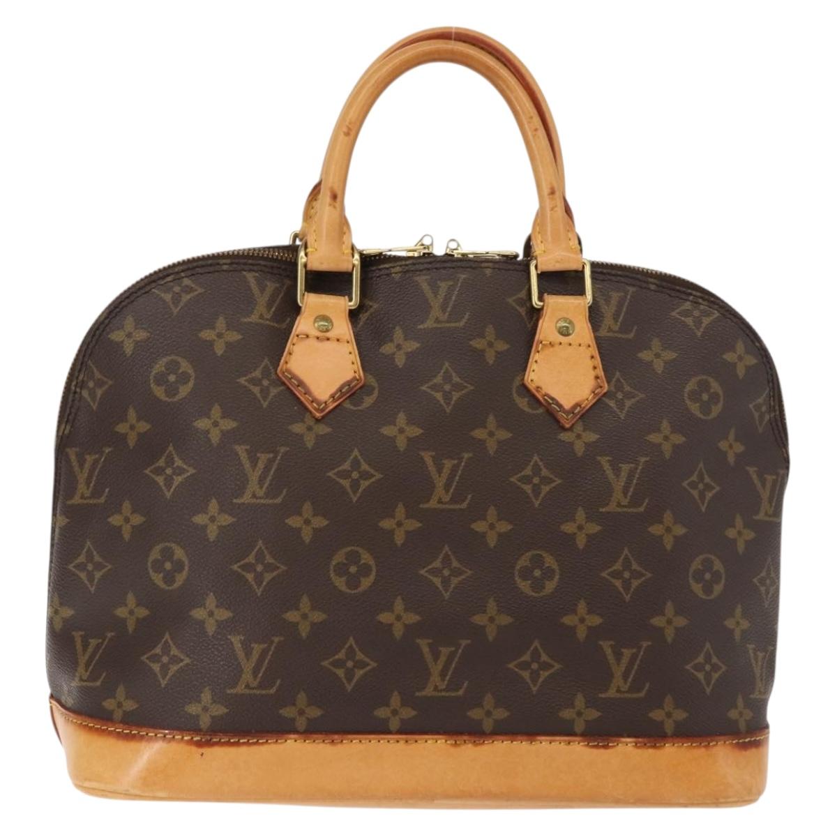 LOUIS VUITTON Monogram Alma Hand Bag M51130 LV Auth 148334