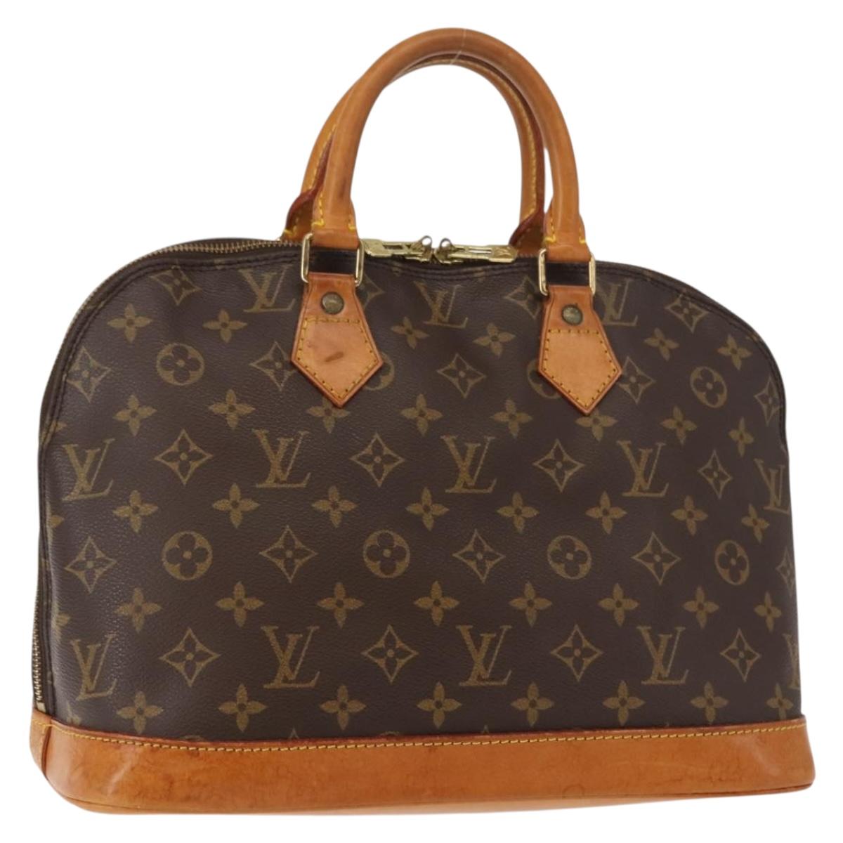 LOUIS VUITTON Monogram Alma Hand Bag M51130 LV Auth 148360