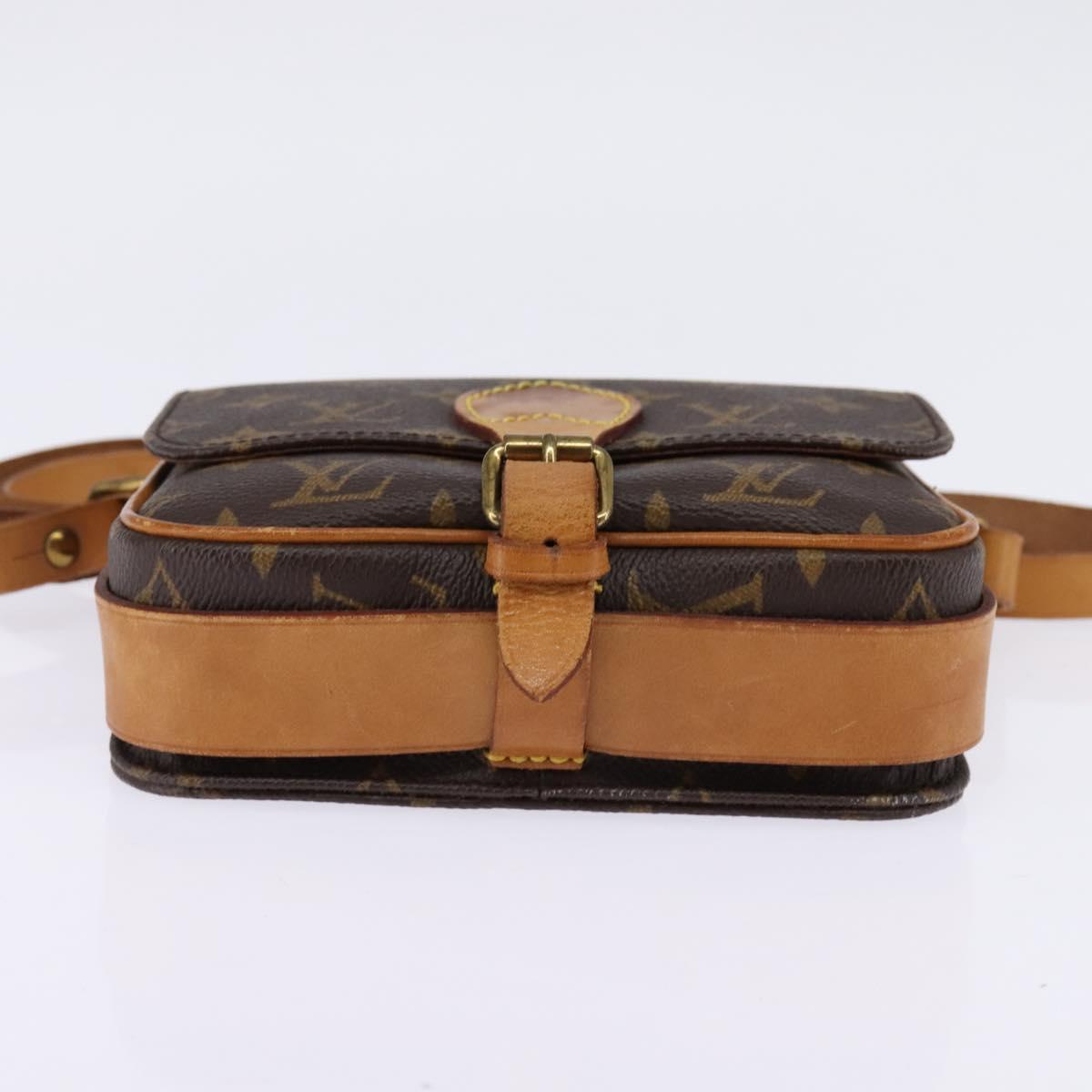 LOUIS VUITTON Monogram Cartouchiere PM Shoulder Bag M51254 LV Auth 148364