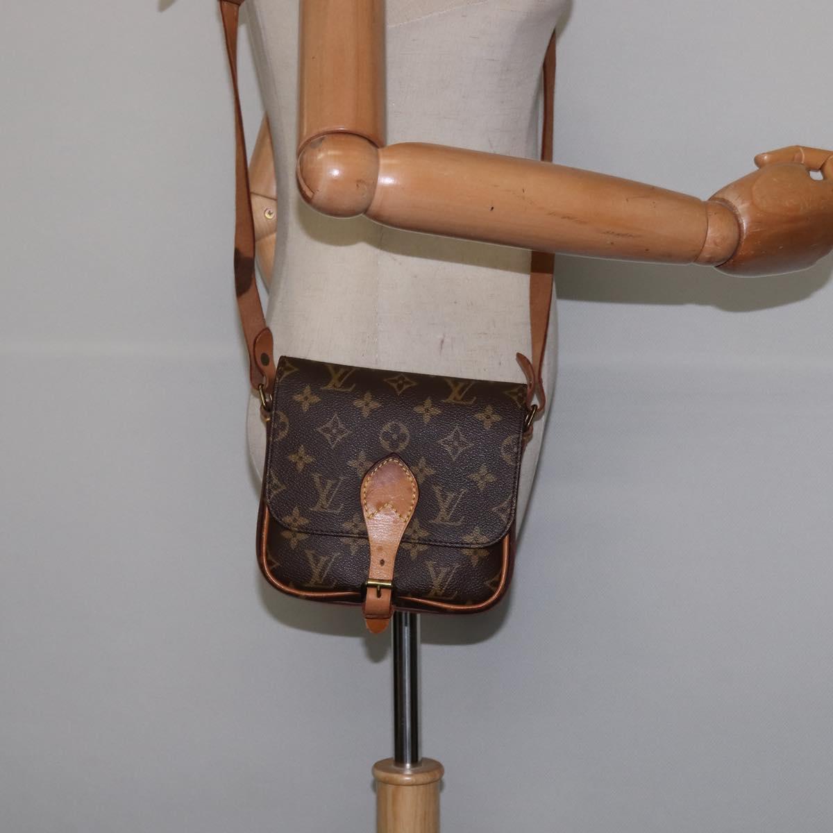 LOUIS VUITTON Monogram Cartouchiere PM Shoulder Bag M51254 LV Auth 148364