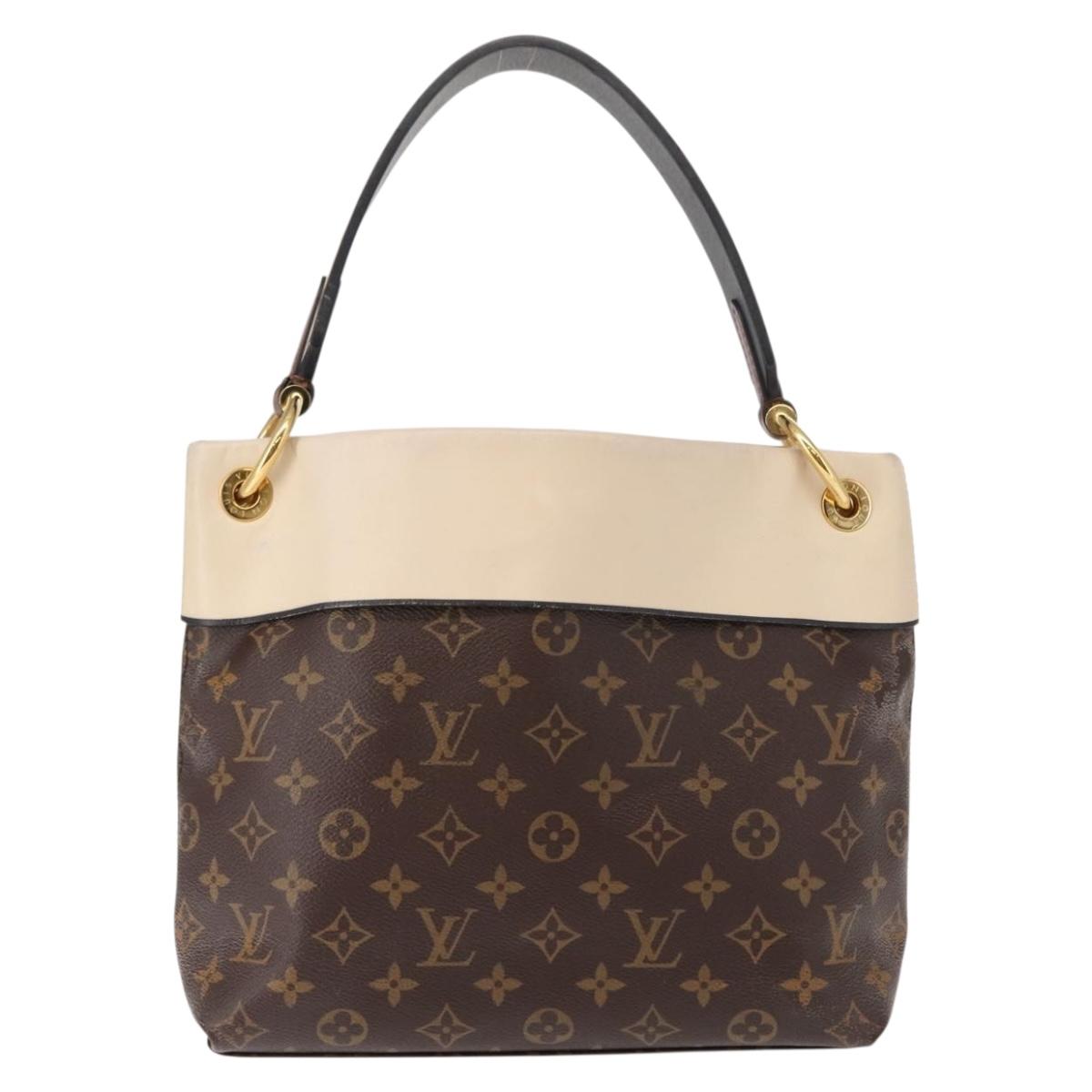 LOUIS VUITTON Monogram Tuile Reevess Shoulder Bag 2way M43576 LV Auth 148365