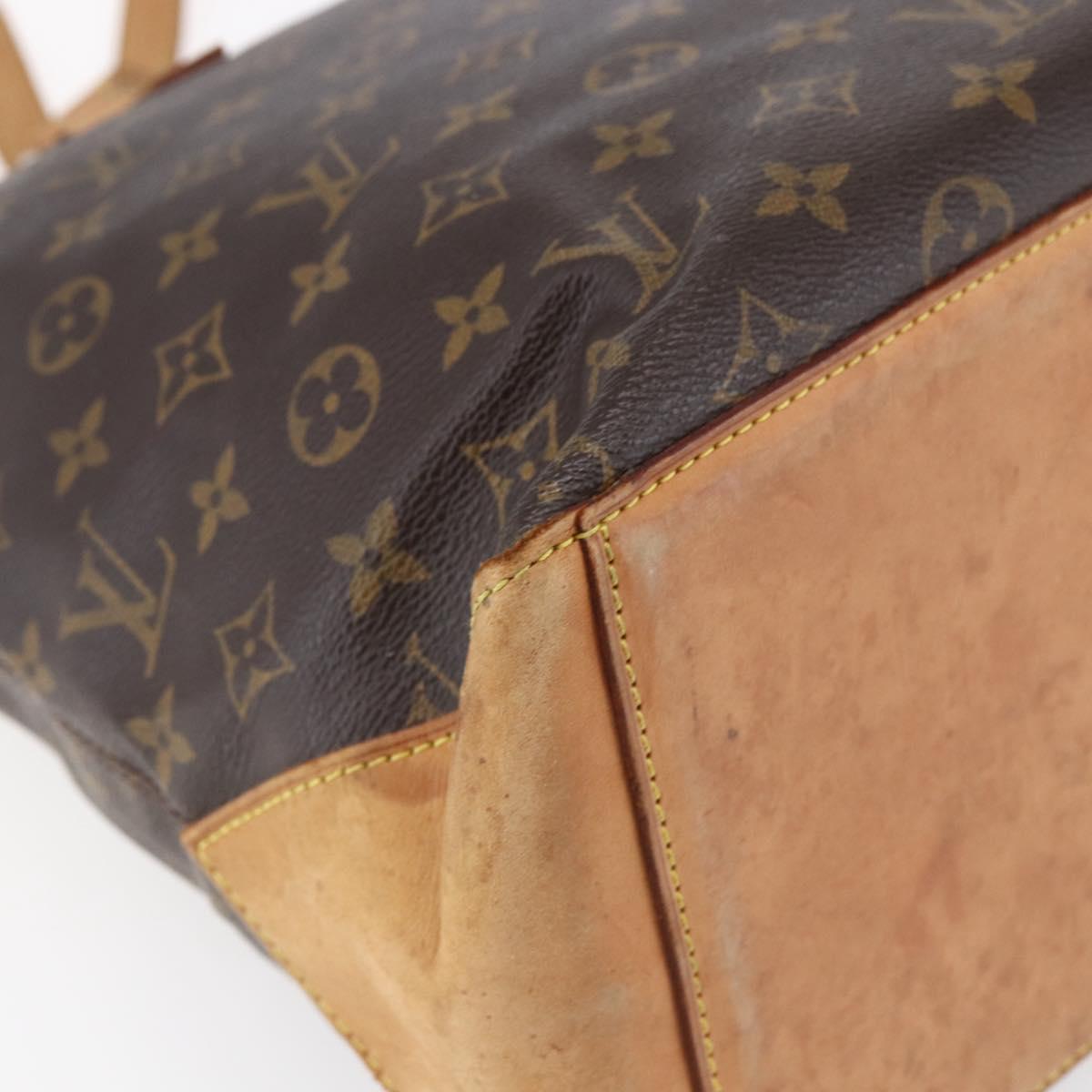 LOUIS VUITTON Monogram Cabas Mezzo Tote Bag M51151 LV Auth 148367