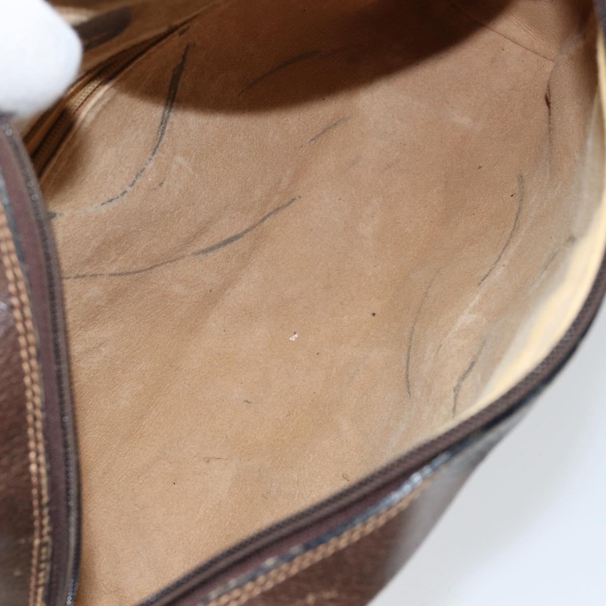 GUCCI GG Supreme Web Sherry Line Shoulder Bag PVC Beige Gold 010 378 Auth 148373