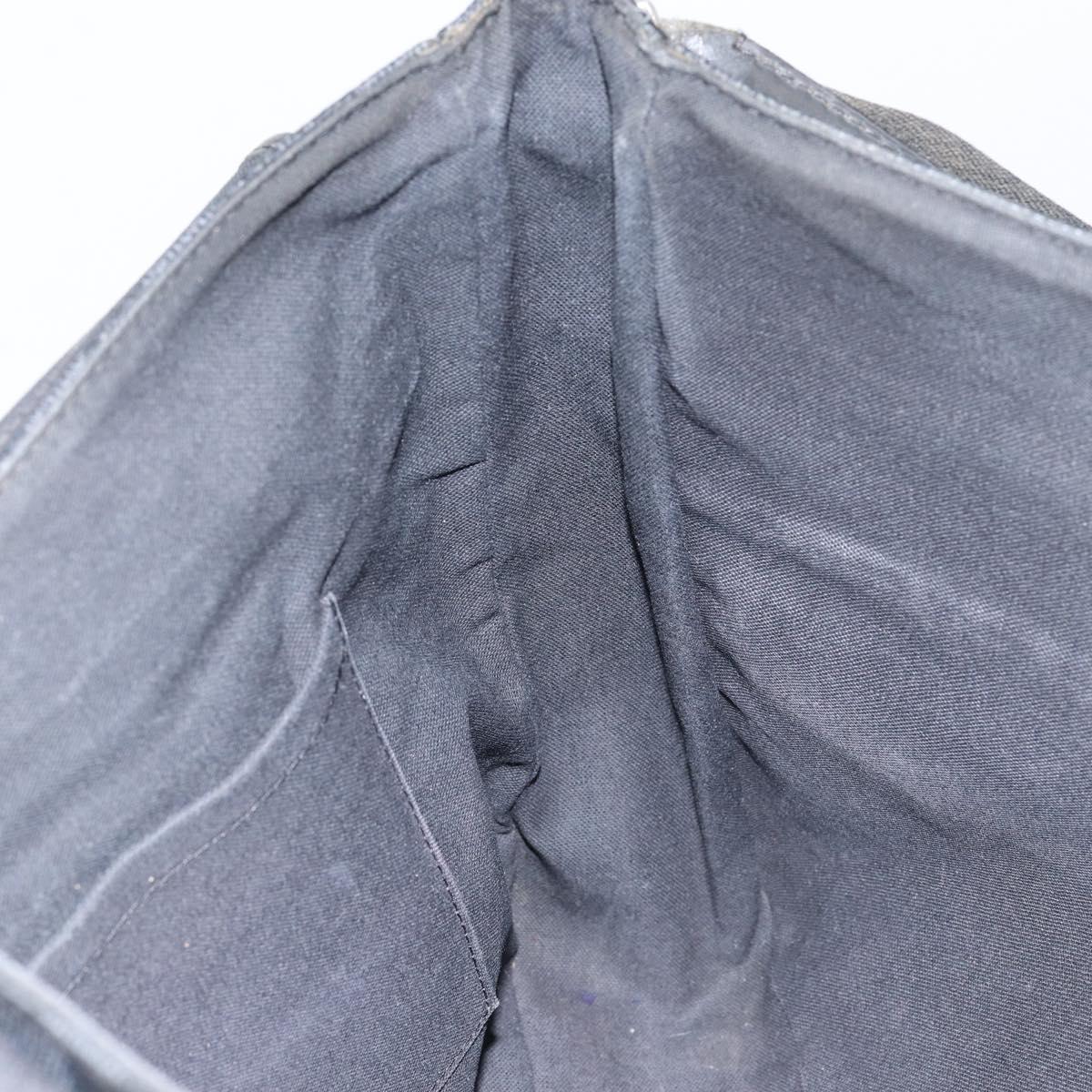 LOUIS VUITTON Damier Graphite Daniel MM Shoulder Bag N58029 LV Auth 148377