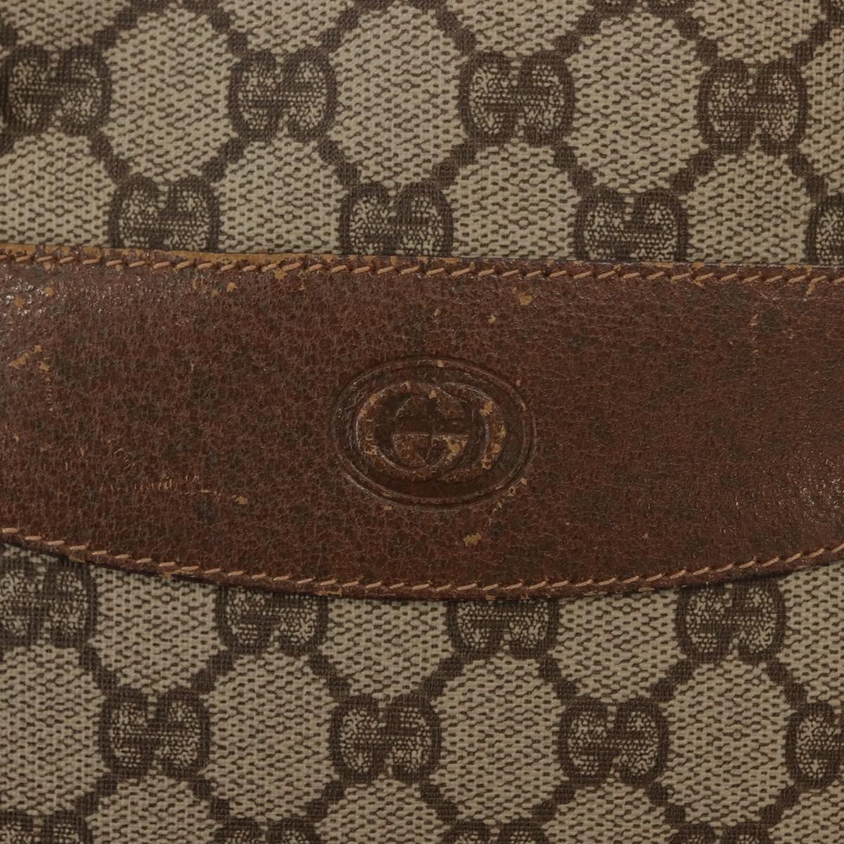 GUCCI GG Supreme Tote Bag PVC Beige Gold 002 39 6130 9411 Auth 148410