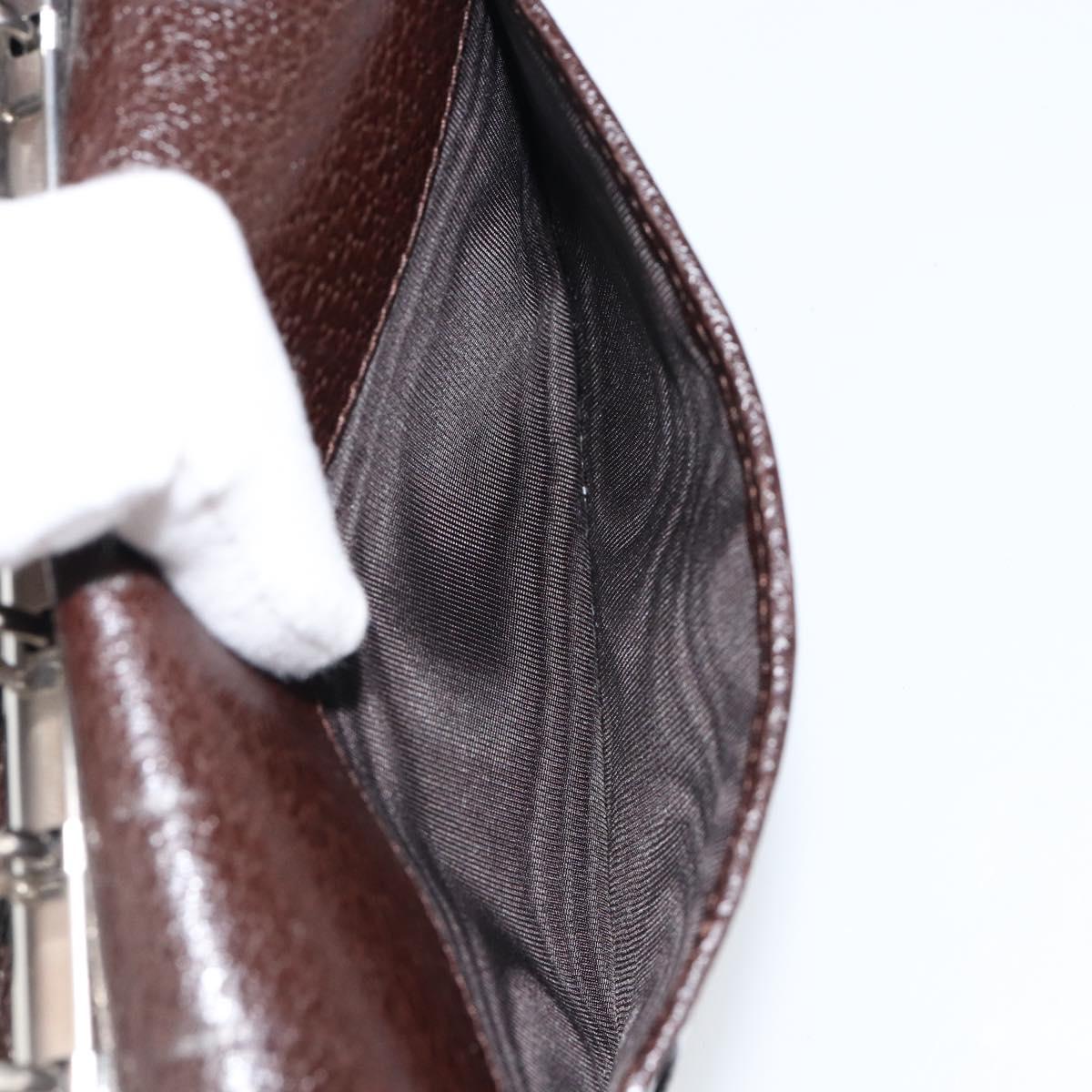 GUCCI GG Canvas Day Planner Cover Beige Silver 115240 Auth 148437