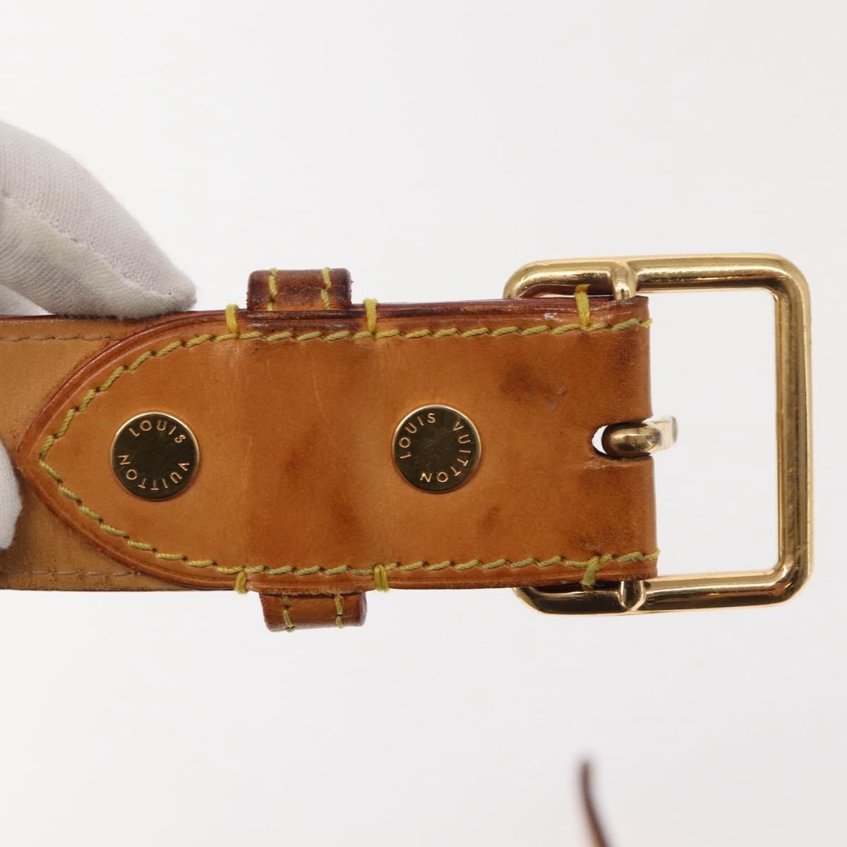 LOUIS VUITTON Monogram Watercolor Ceinture Belt 34.6"" M9622 LV Auth 148442