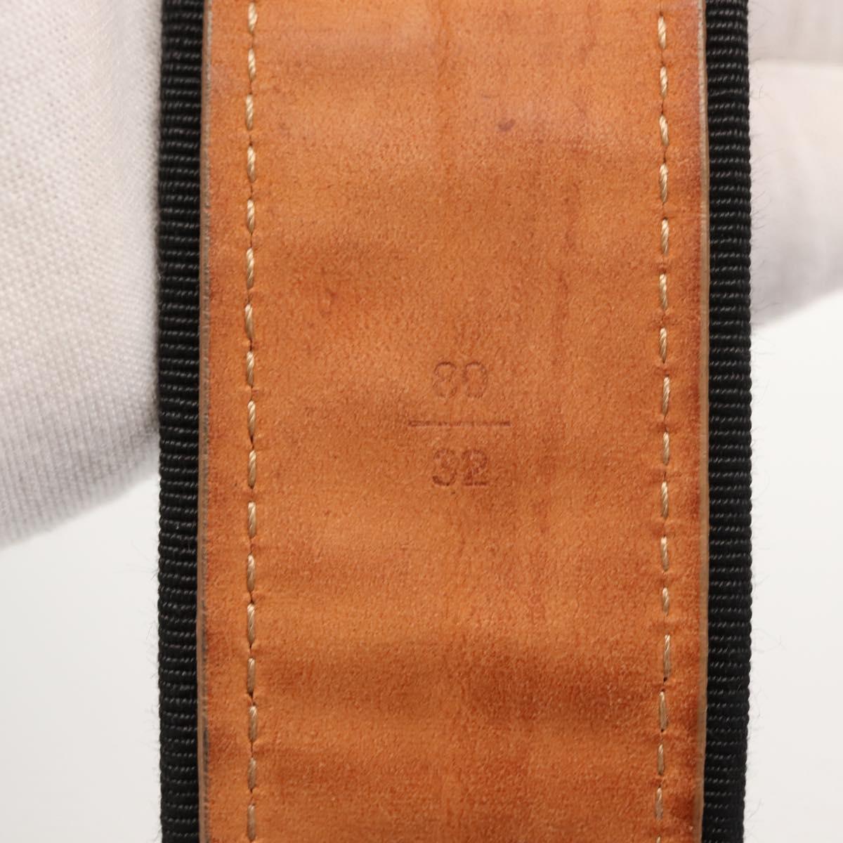 LOUIS VUITTON Monogram Antheia Ceinture Belt 34.6"" Black LV Auth 148448