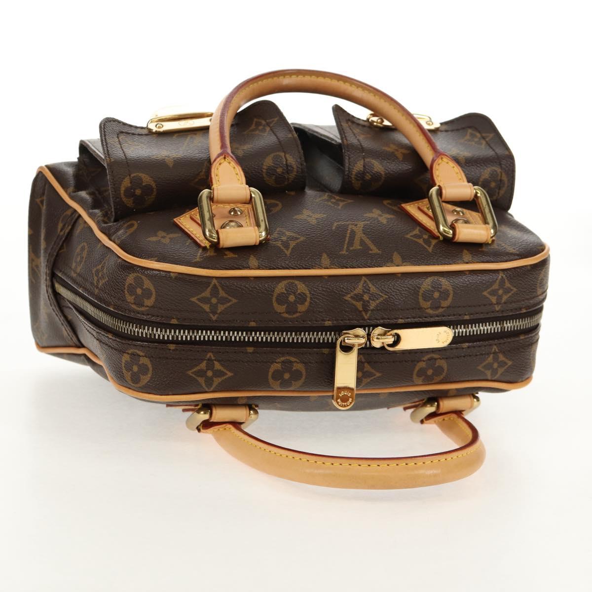 LOUIS VUITTON Monogram Manhattan PM Hand Bag M40026 LV Auth 148449V