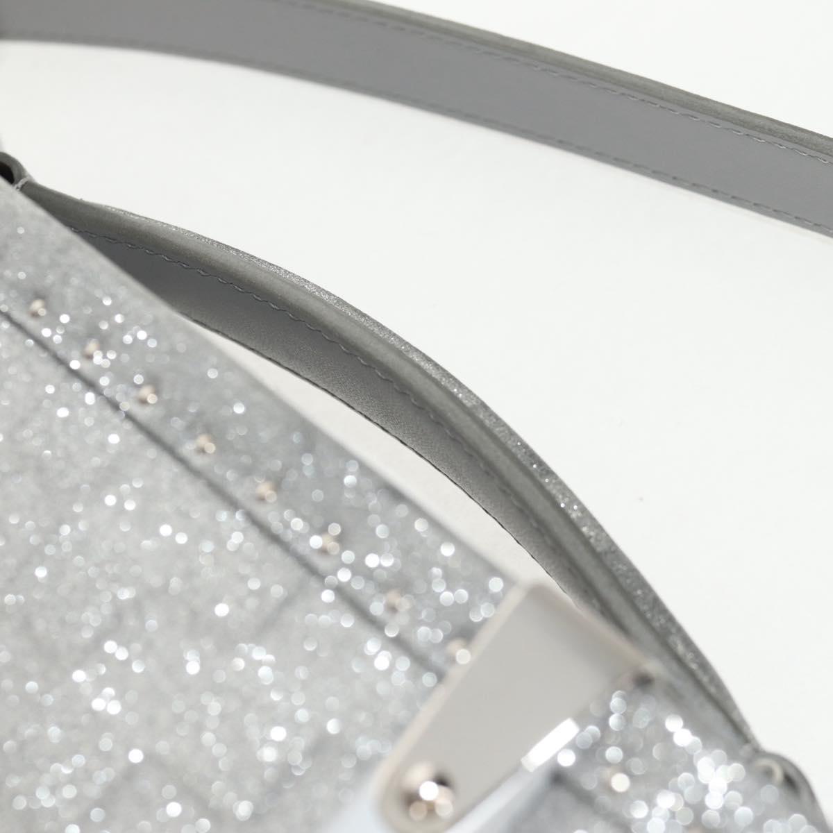 LOUIS VUITTON Damier Glitter Hard Trunk Trunk Silver M20478 LV Auth 148458SM