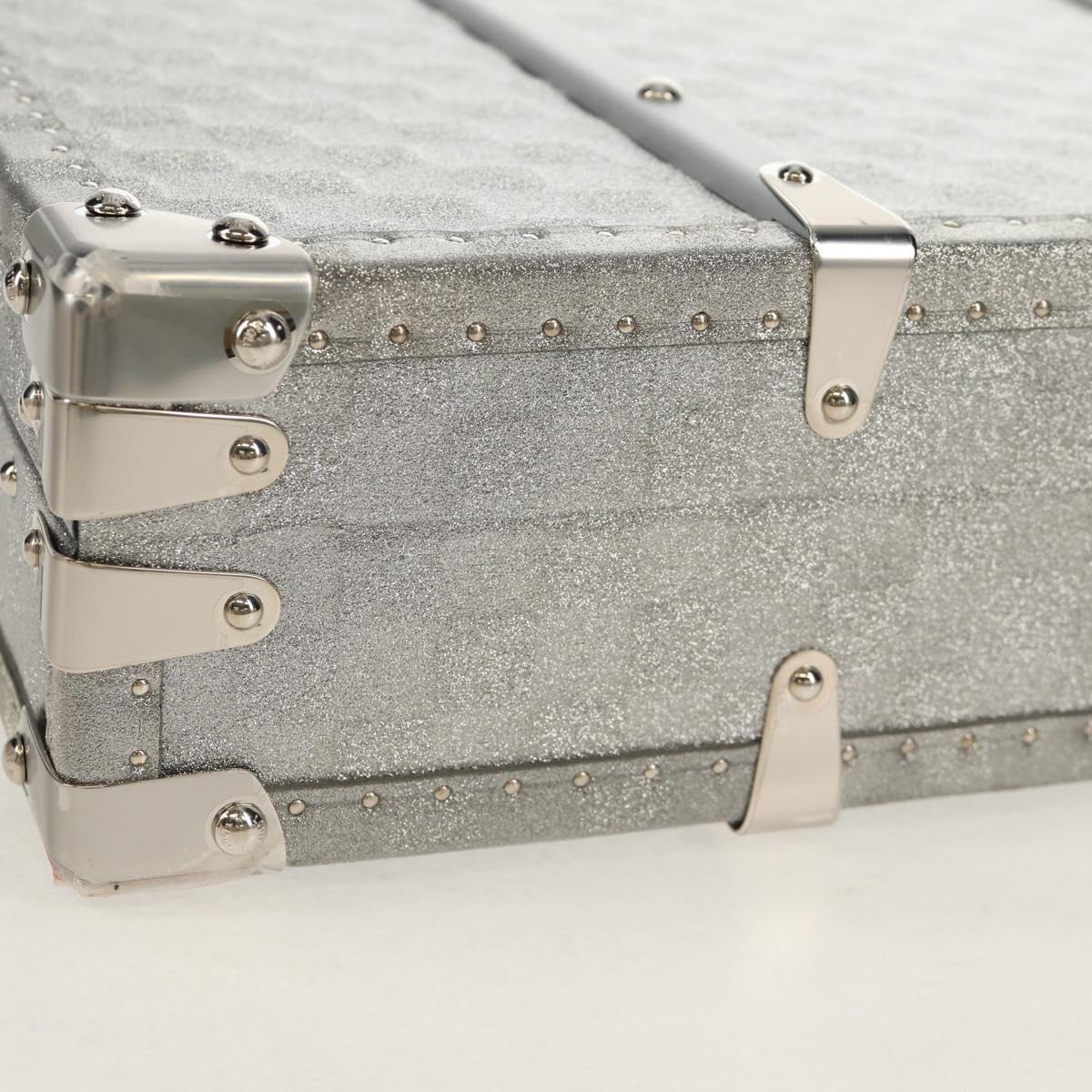 LOUIS VUITTON Damier Glitter Hard Trunk Trunk Silver M20478 LV Auth 148458SM