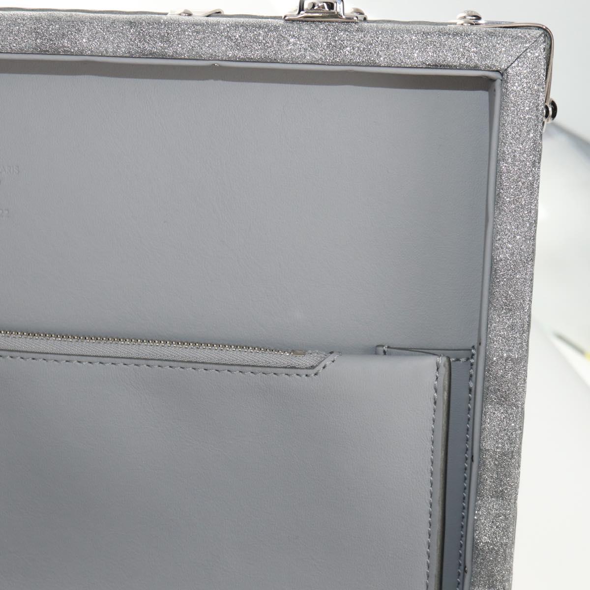 LOUIS VUITTON Damier Glitter Hard Trunk Trunk Silver M20478 LV Auth 148458SM