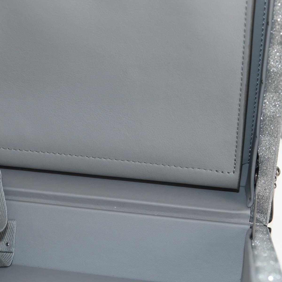 LOUIS VUITTON Damier Glitter Hard Trunk Trunk Silver M20478 LV Auth 148458SM