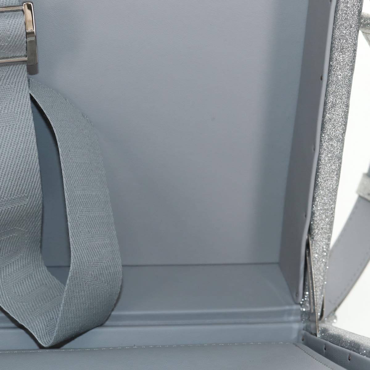 LOUIS VUITTON Damier Glitter Hard Trunk Trunk Silver M20478 LV Auth 148458SM