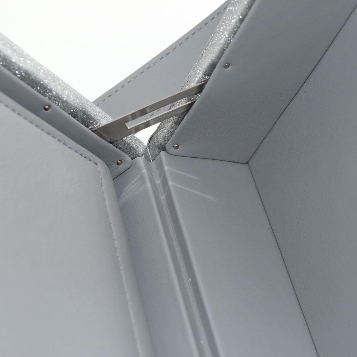 LOUIS VUITTON Damier Glitter Hard Trunk Trunk Silver M20478 LV Auth 148458SM