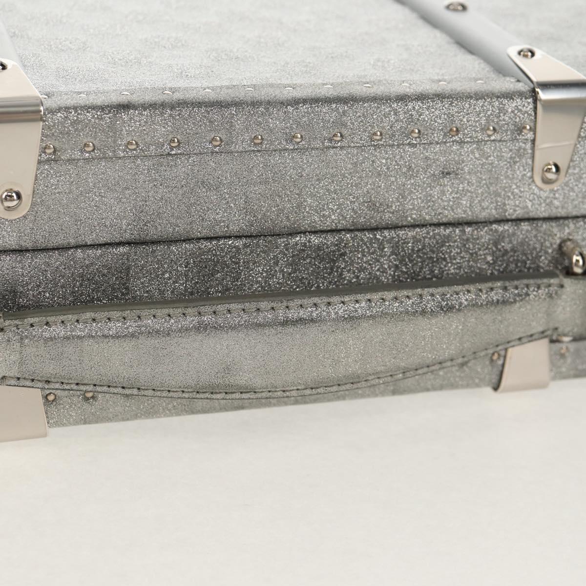 LOUIS VUITTON Damier Glitter Hard Trunk Trunk Silver M20478 LV Auth 148458SM