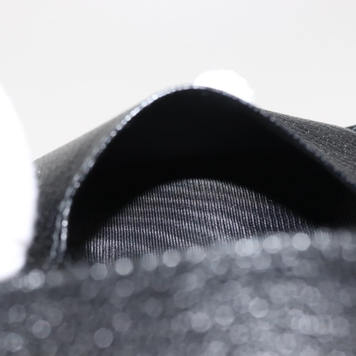 BALENCIAGA Card Case Leather Black 477512 Auth 148472