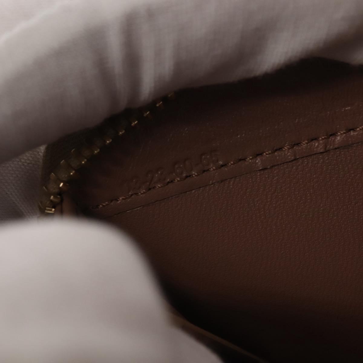 Chloe Sense Long Wallet Leather Beige Auth 148479