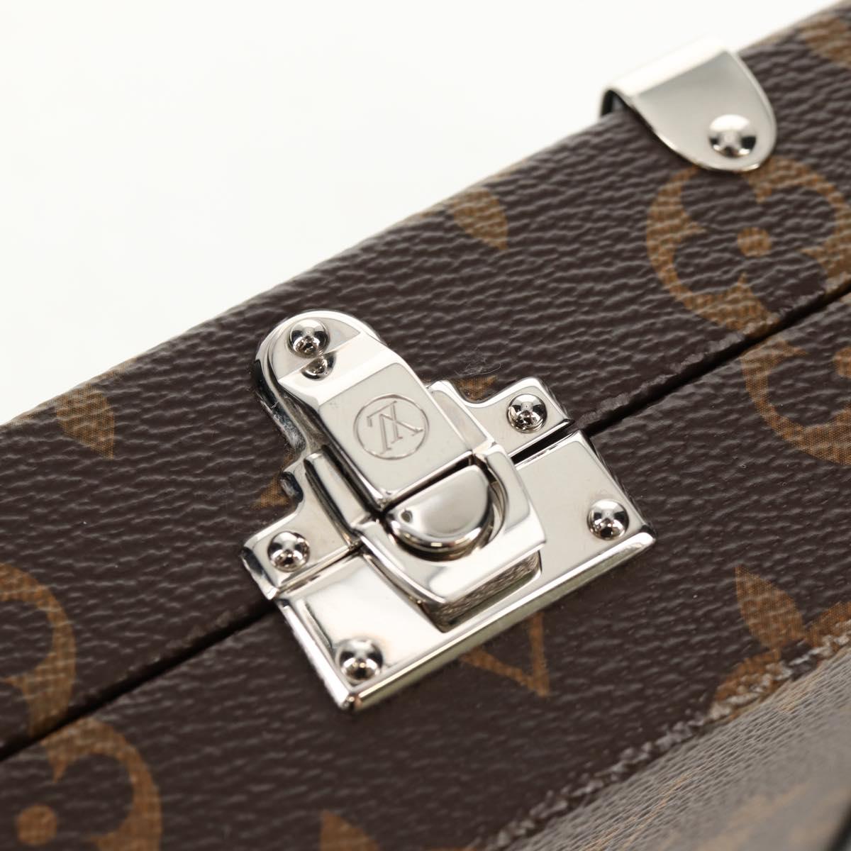 LOUIS VUITTON Monogram Macassar Wallet Trunk Long Wallet M20250 LV Auth 148520SAM
