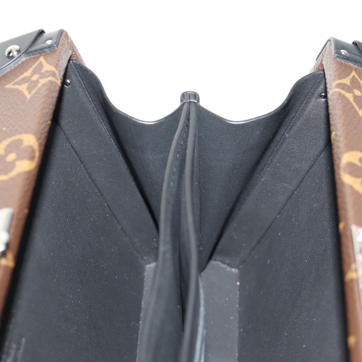 LOUIS VUITTON Monogram Macassar Wallet Trunk Long Wallet M20250 LV Auth 148520SAM