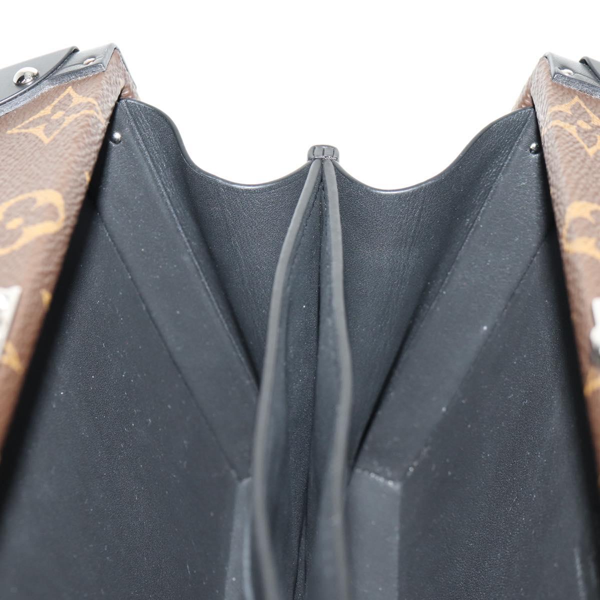 LOUIS VUITTON Monogram Macassar Wallet Trunk Long Wallet M20250 LV Auth 148520M