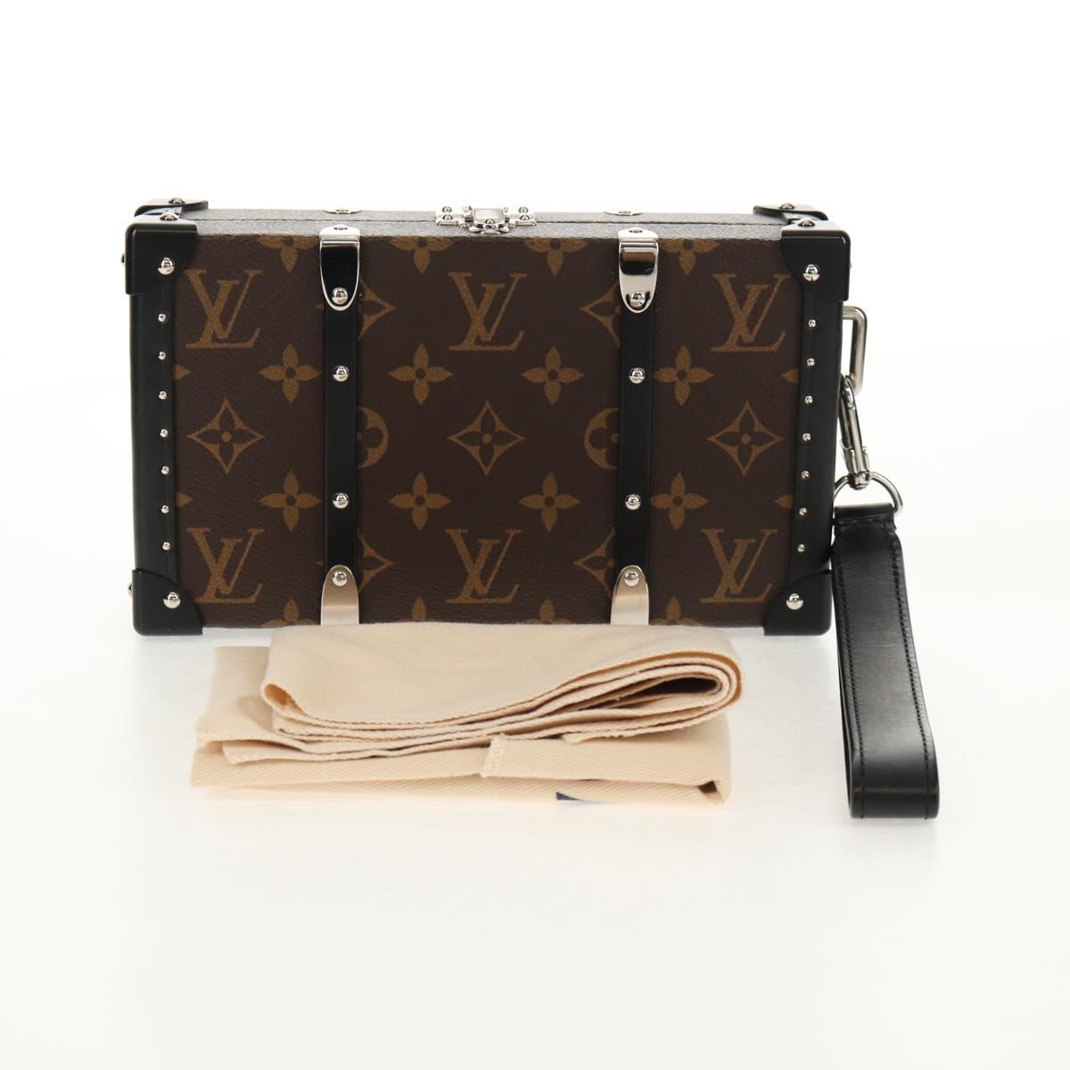 LOUIS VUITTON Monogram Macassar Wallet Trunk Long Wallet M20250 LV Auth 148520SAM