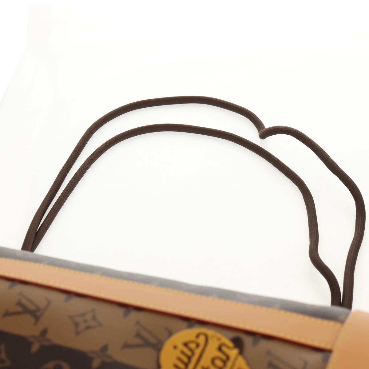 LOUIS VUITTON Eclipse Stripe LVxNIGO Randonnee Messenger Bag M45968 Auth 148521M