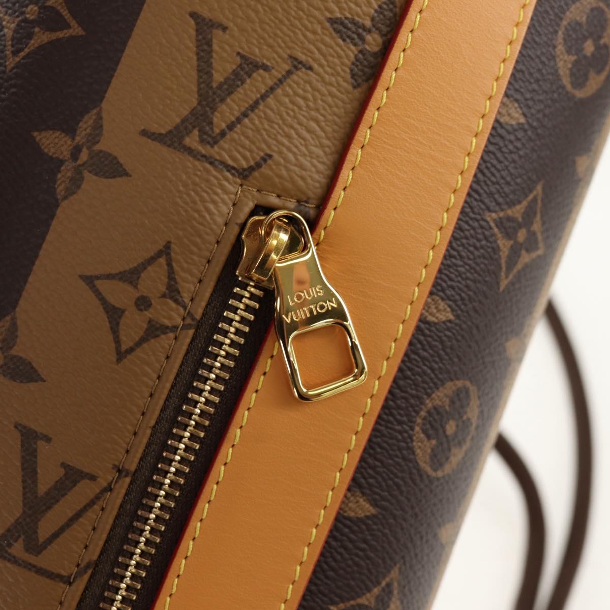 LOUIS VUITTON Eclipse Stripe LVxNIGO Randonnee Messenger Bag M45968 Auth 148521SM