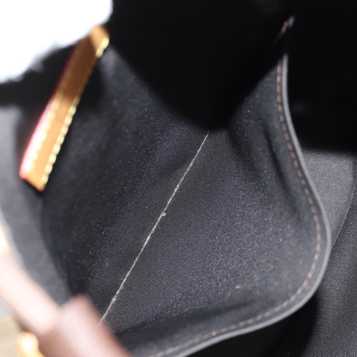 LOUIS VUITTON Eclipse Stripe LVxNIGO Randonnee Messenger Bag M45968 Auth 148521M