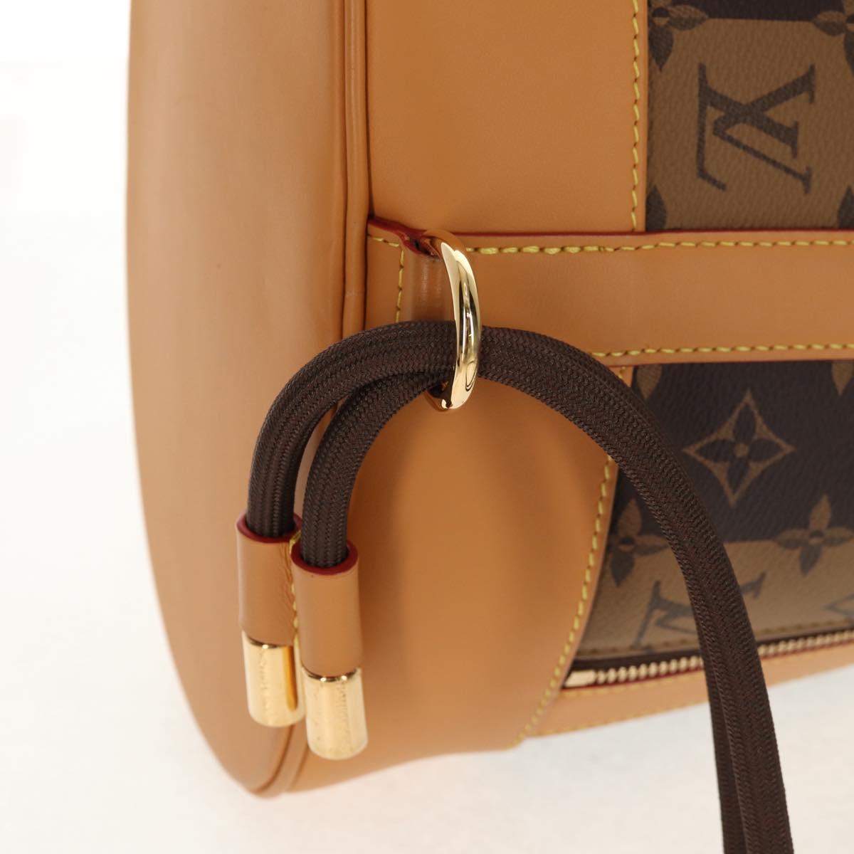 LOUIS VUITTON Eclipse Stripe LVxNIGO Randonnee Messenger Bag M45968 Auth 148521M