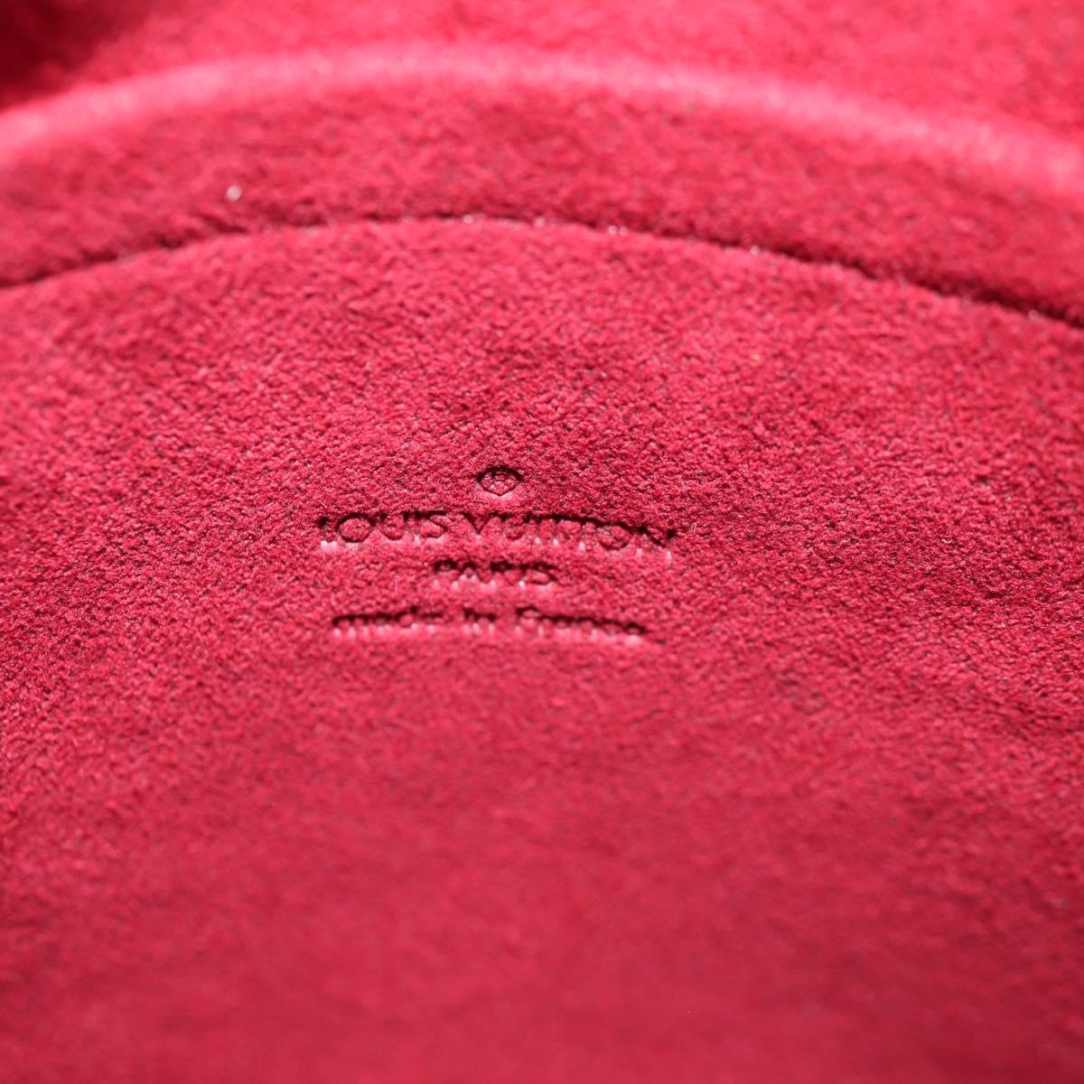 LOUIS VUITTON Monogram Multicolor Priscilla Hand Bag White M40096 Auth 148523M