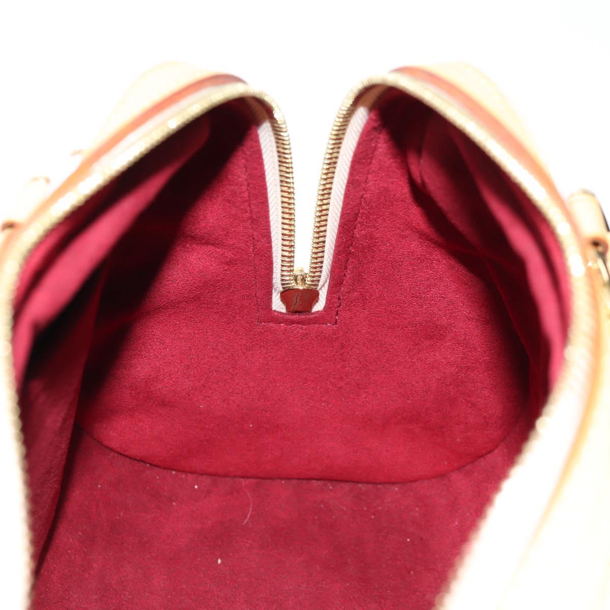 LOUIS VUITTON Monogram Multicolor Priscilla Hand Bag White M40096 Auth 148523M