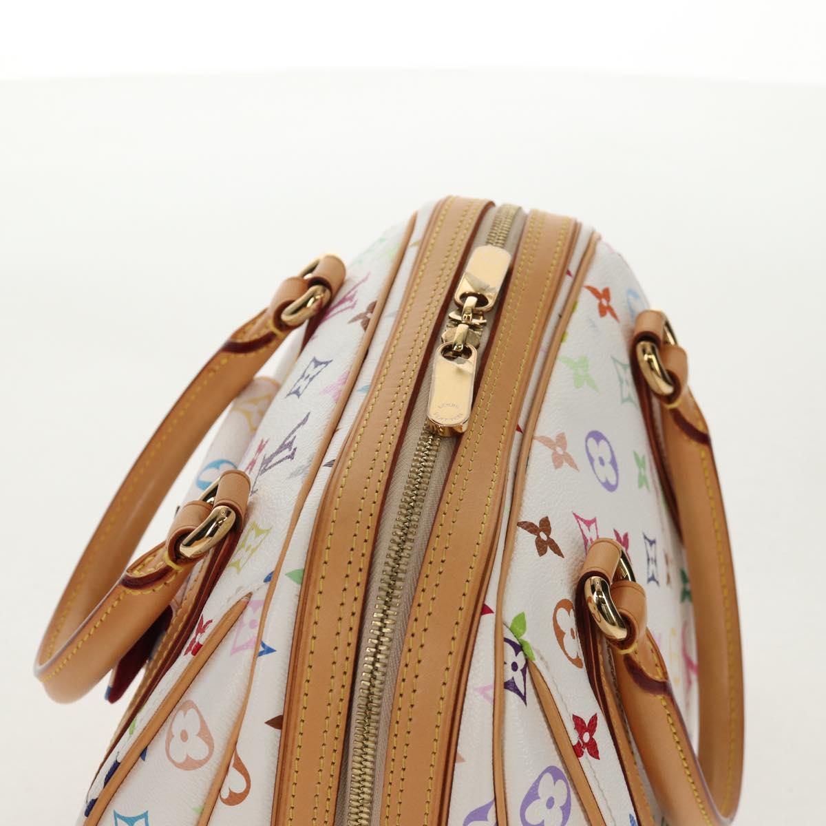 LOUIS VUITTON Monogram Multicolor Priscilla Hand Bag White M40096 Auth 148523SAM