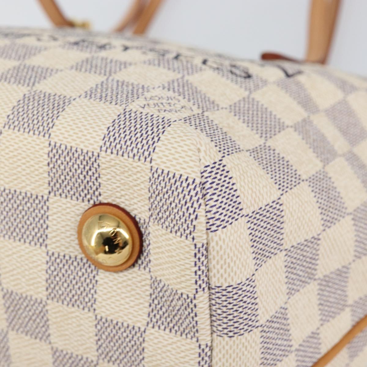 LOUIS VUITTON Damier Azur Cabas PM Tote Bag N41376 LV Auth 148525V