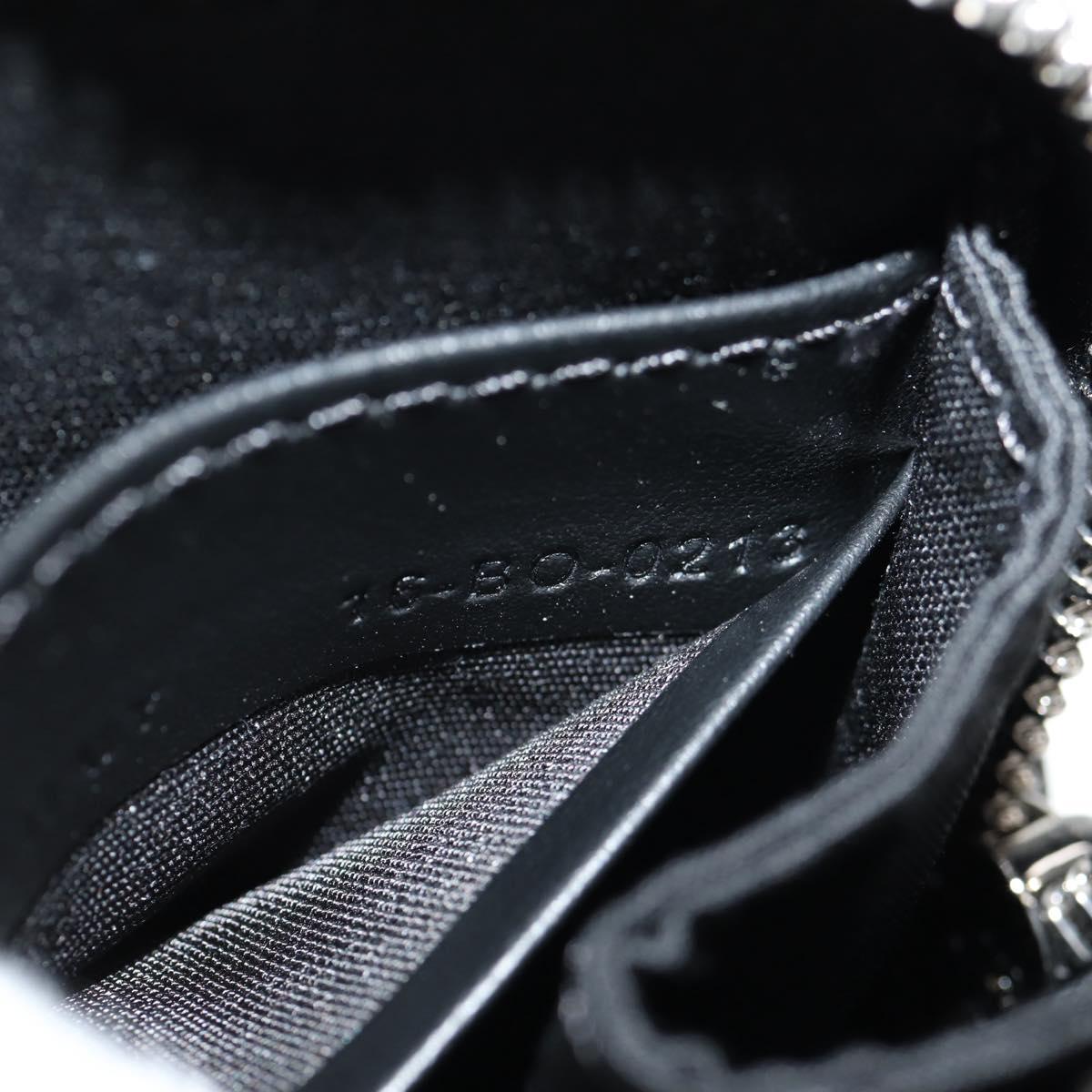 Christian Dior Trotter Canvas Oblique Shoulder Bag Navy Silver Auth 148526M