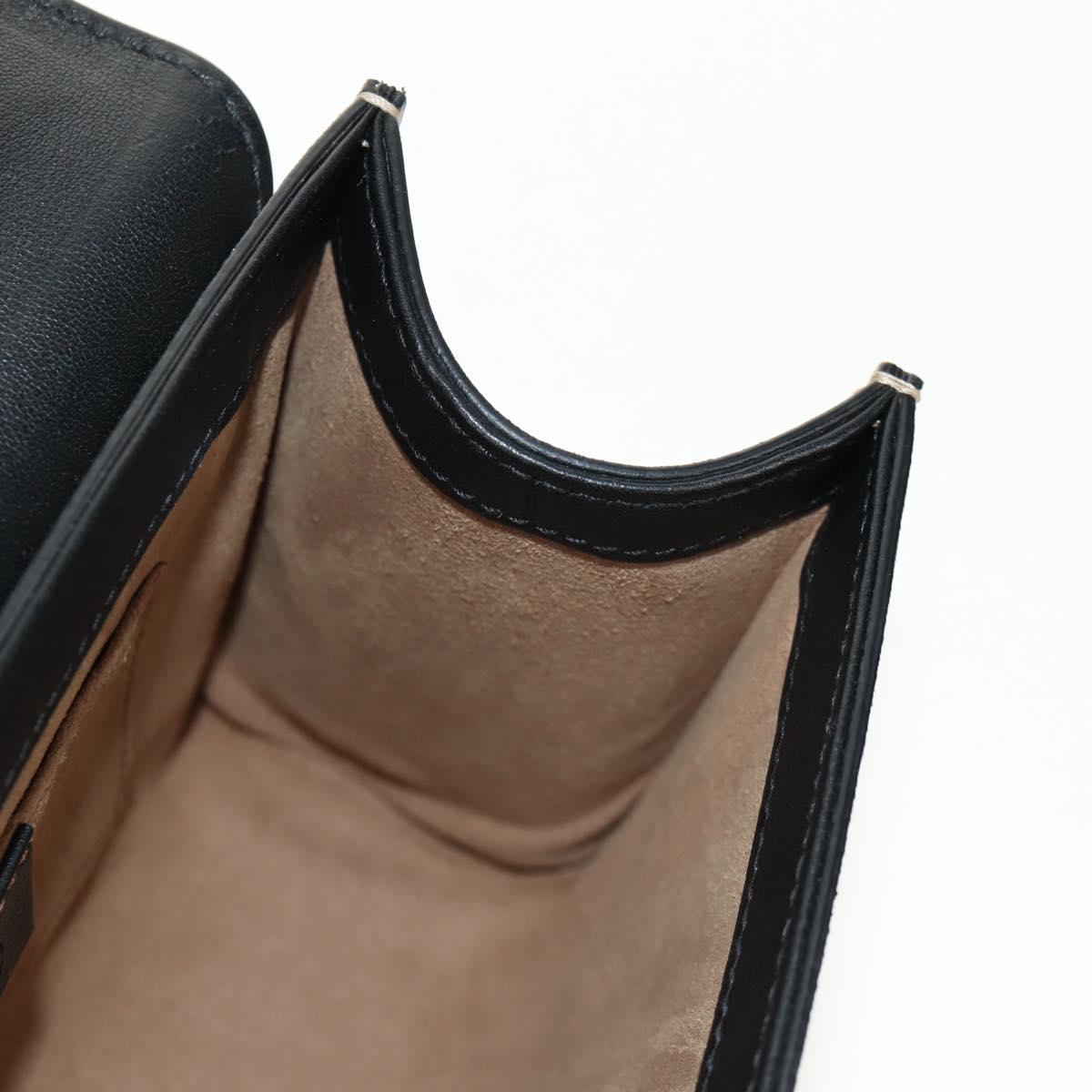 GUCCI GG Supreme Chain Shoulder Bag PVC Beige Gold 409487 Auth 148528M