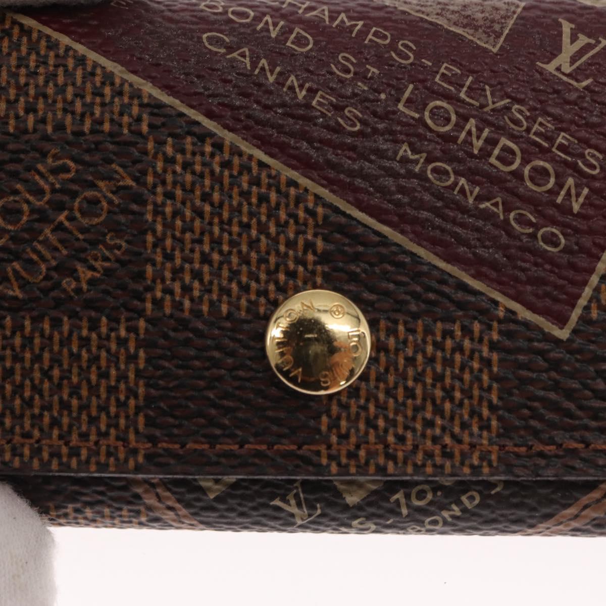 LOUIS VUITTON Damier Ebene Multicles 4 Label collection N63082 LV Auth 148542V