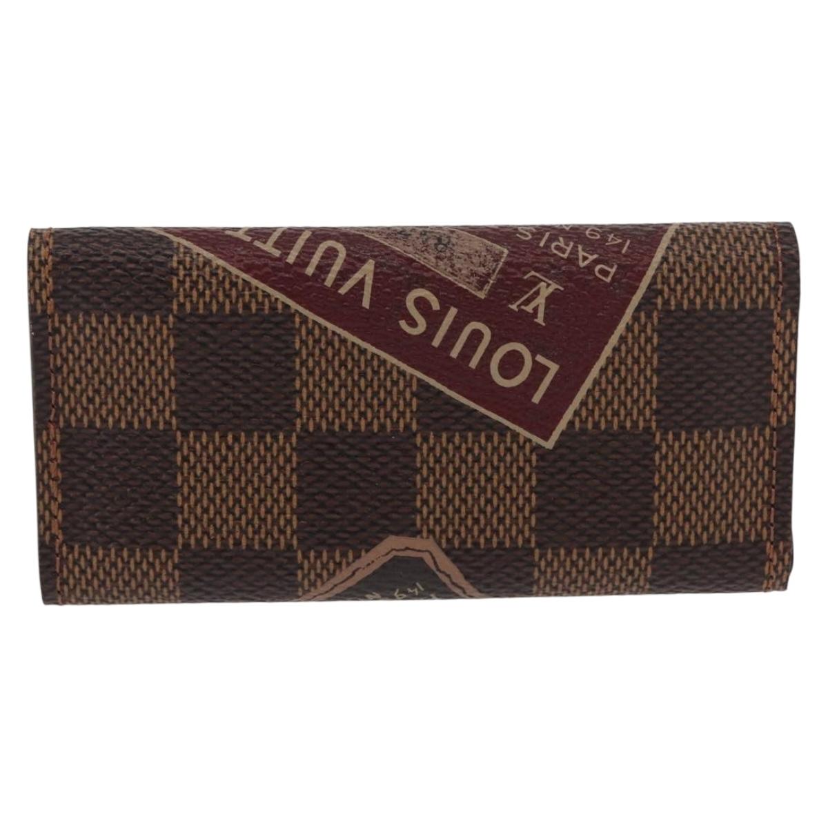 LOUIS VUITTON Damier Ebene Multicles 4 Label collection N63082 LV Auth 148542V