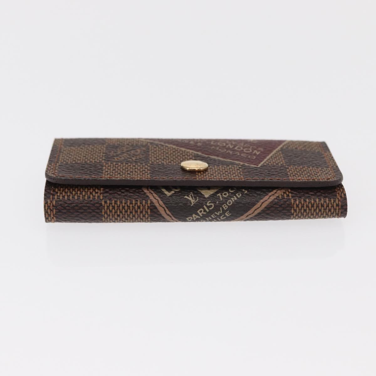 LOUIS VUITTON Damier Ebene Multicles 4 Label collection N63082 LV Auth 148542V