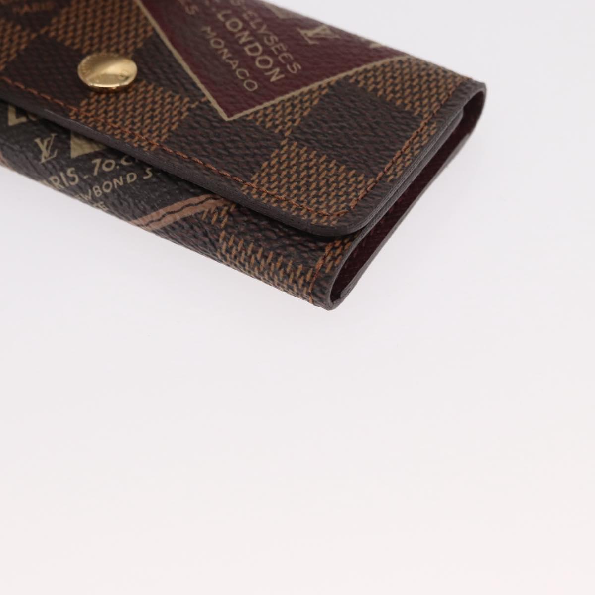 LOUIS VUITTON Damier Ebene Multicles 4 Label collection N63082 LV Auth 148542V