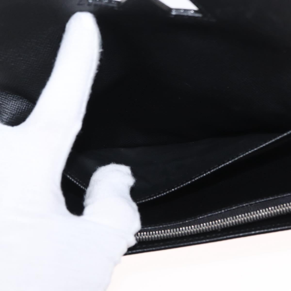 LOUIS VUITTON Epi Portefeuille Twist Wallet Black LV Auth 148555V